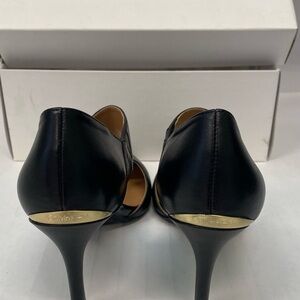 Calvin Klein Black and Gold Heels